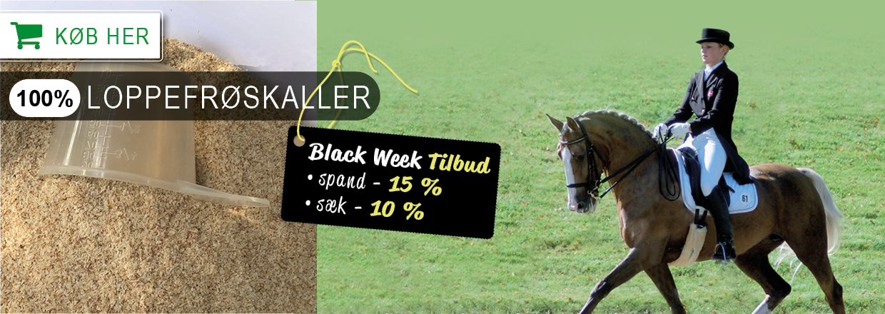 Rene loppefrøskaller i høj kvalitet