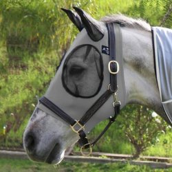 Comfort Fit Flymask, Charcoal