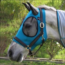 Comfort Fit Flymask, Pacific Blue