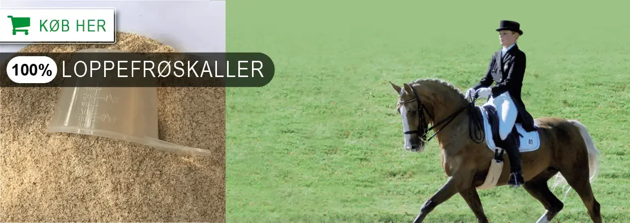 Rene loppefrøskaller i høj kvalitet